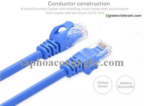 Ugreen 11207 15M Màu xanh Cáp mạng LAN CAT6 UPT NW102 30011207